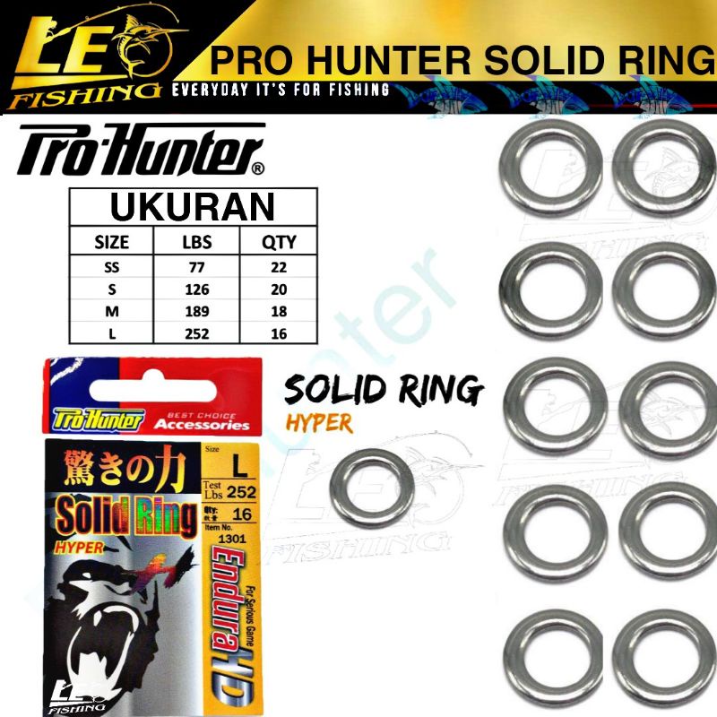 PRO HUNTER SOLID RING UNTUK ASSIST HOOK