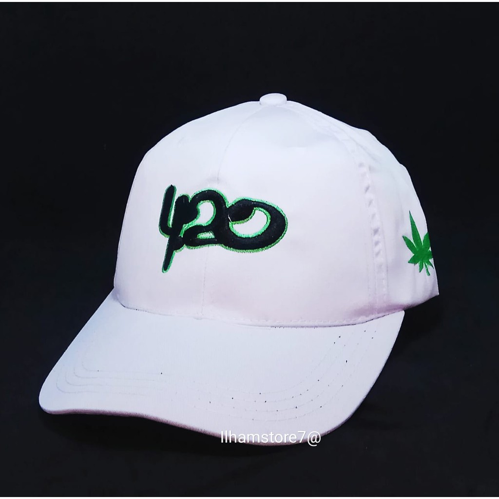 [COD]Topi Distro Pria/Topi Snapback Bordir 420 New Model/Topi Distro keren