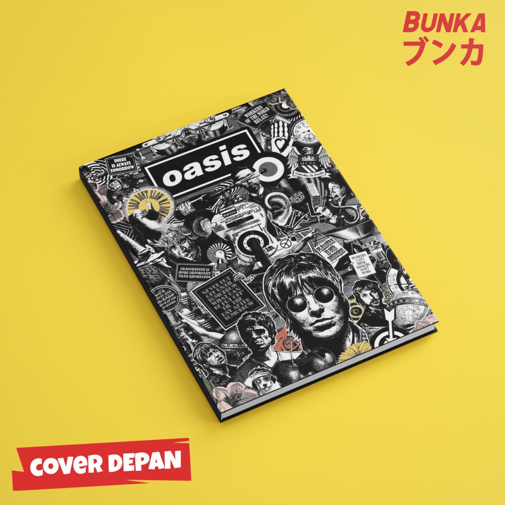 

Notebook Band Oasis Hardcover A5 Buku Tulis Catatan Notes Agenda Planner Jurnal