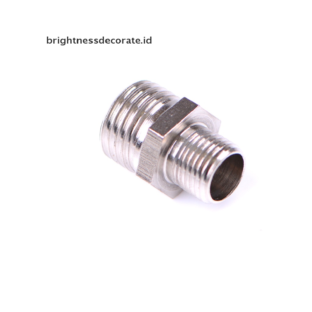 [birth] 1/4'' BSP Male to 1/8'' BSP Male Airbrush Hose Adaptor Fitting Connector [ID]