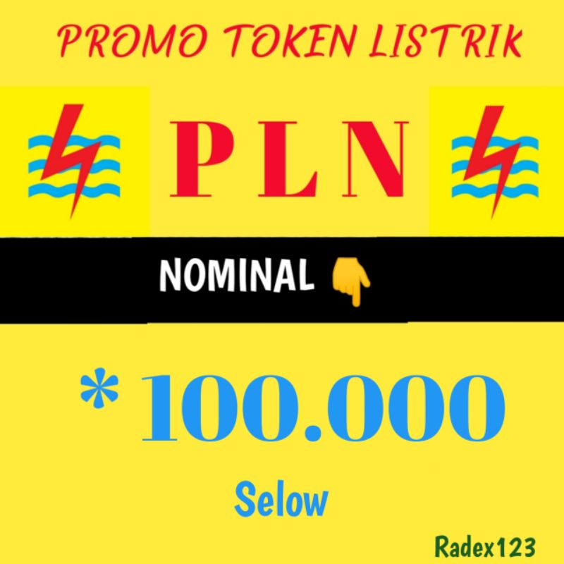 Promo Token Listrik 100K 100Rb