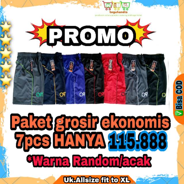 PROMO Pay1get7 Celana  kolor pendek  olahraga lari training 