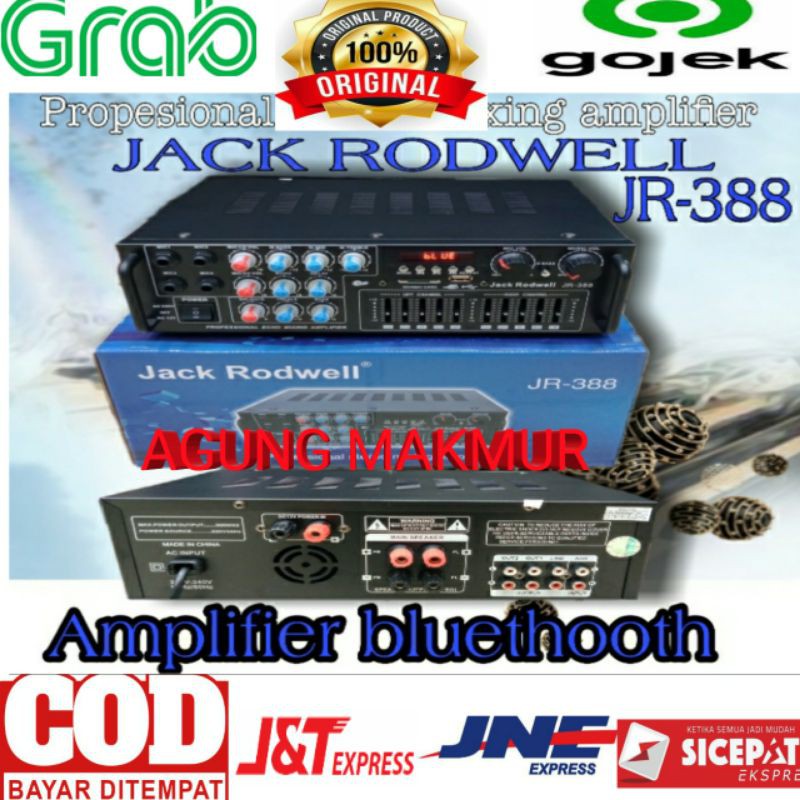 Amplifier Jack Rodwell JR- 388 BLUETOOTH ORIGINAL