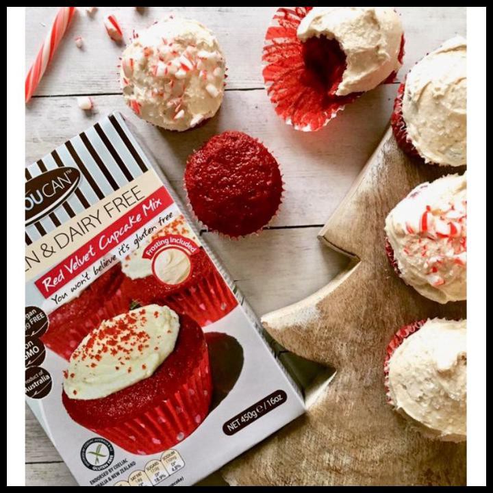 

YES YOU CAN GLUTEN FREE RED VELVET CUPCAKE MIX/ CUPCAKE PREMIX 450 GR