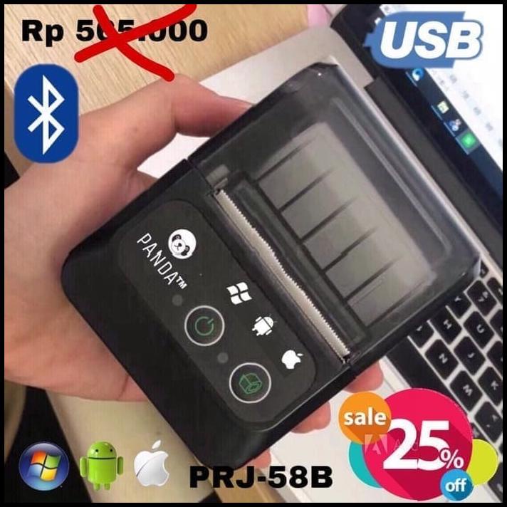 Mobile Printer Bluetooth Panda Prj 58B Setara Eppos Zjiang Iware