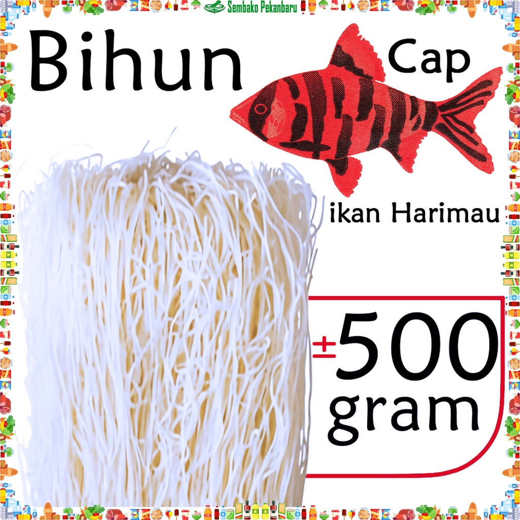 

Bihun Halus Cap Ikan Harimau 500 gram 500gram