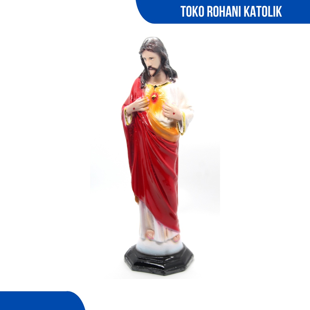 PATUNG TUHAN YESUS TINGGI 33 CM / PATUNG YESUS HATI KUDUS / PATUNG BESAR / PATUNG KATOLIK / PATUNG ROHANI / PATUNG MARIA