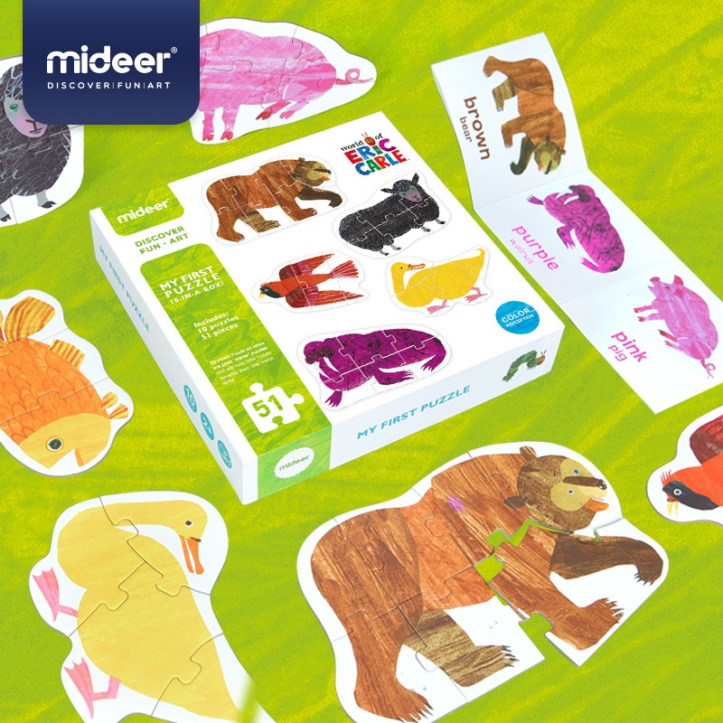 TweedyToys - Mideer My First Puzzle - 10 in a box