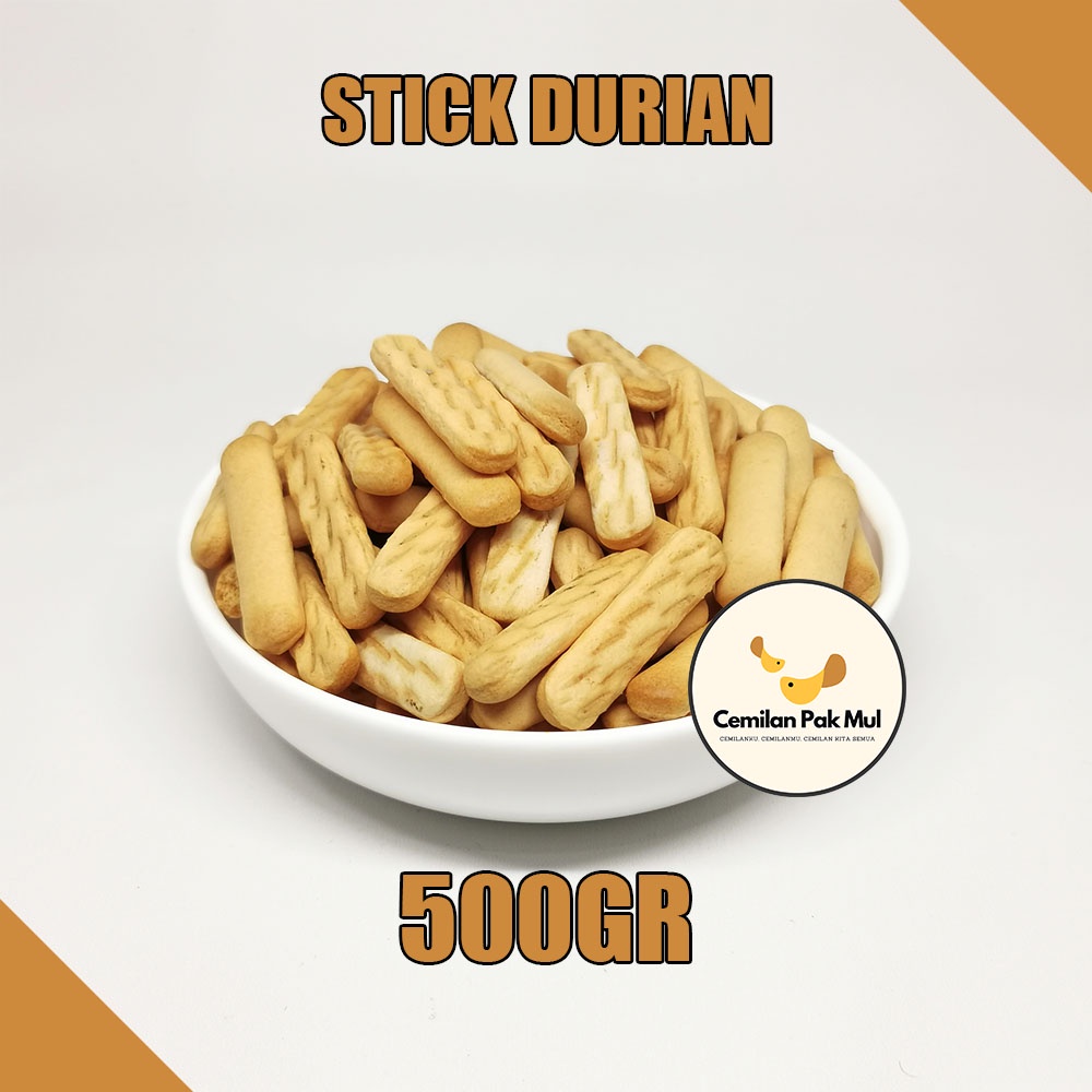 

( 500GR ) STICK DURIAN / BISKUIT DURIAN / STICK JARI DURIAN