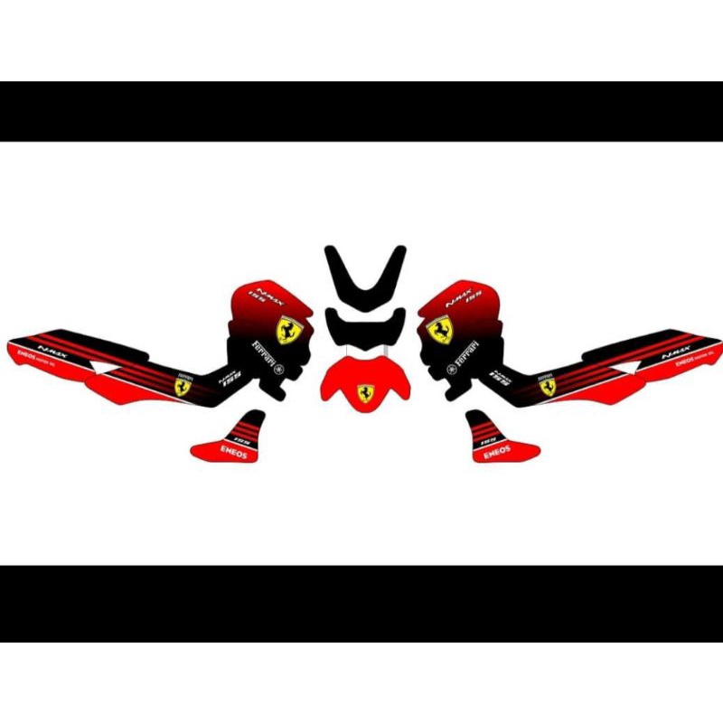 DECAL NMAX NEW 2020 ( FULL BODY TOTAL , Bebas Rubah Warna / Tulisan ) II LIS STIKER MOTOR NMAX NEW