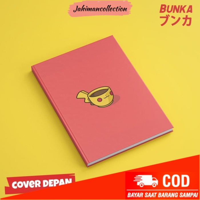 

✨ BISA COD ✨ Notebook Pokemon Pikachu Cup Hardcover A5 Buku Tulis Catatan Note