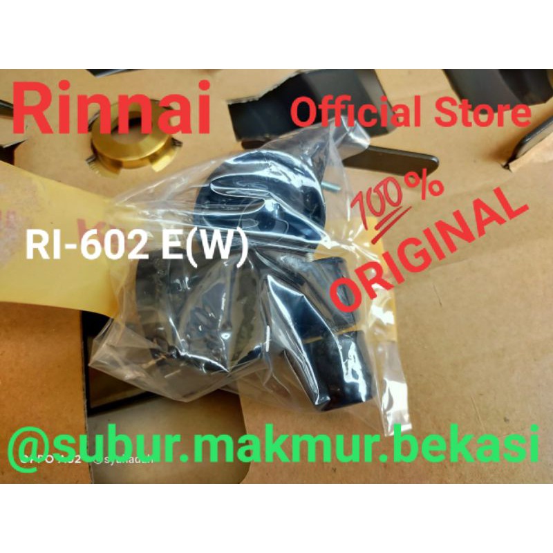 Kompor Gas Rinnai 2 Tungku RI-602 E(W)