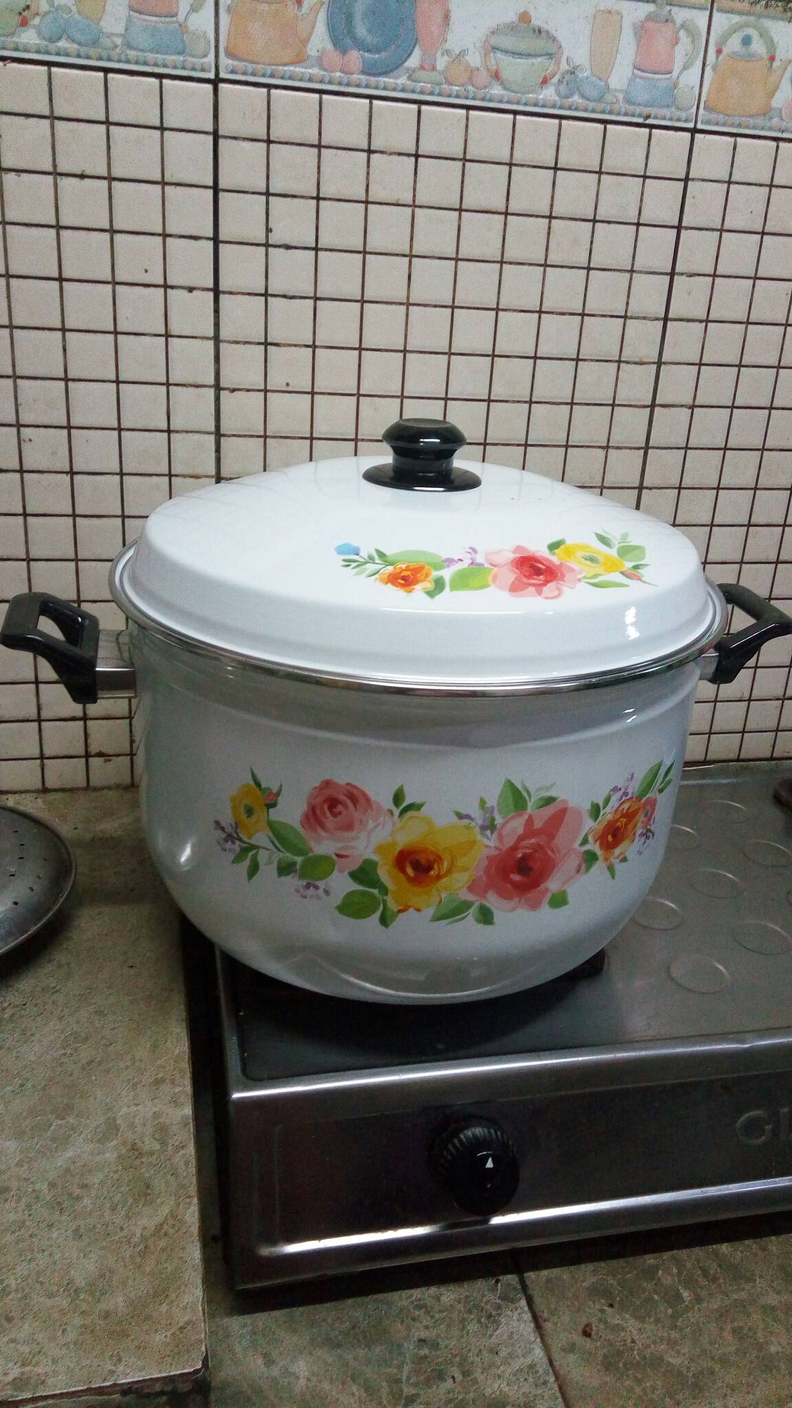 Ideal Panci Oriental Stockpot Enamel Besar Jadul Higenis (cocok Tuk Kanker)