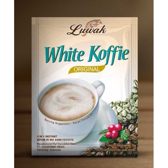 

ds011css Luwak White Koffie Sachet 30Gram Ds20X11