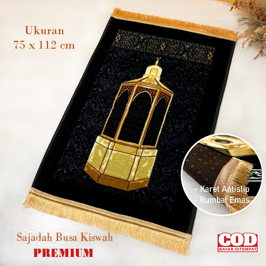 Sajadah Tebal Empuk Kiswah Sajadah Busa Turki Premium terbaru new desain