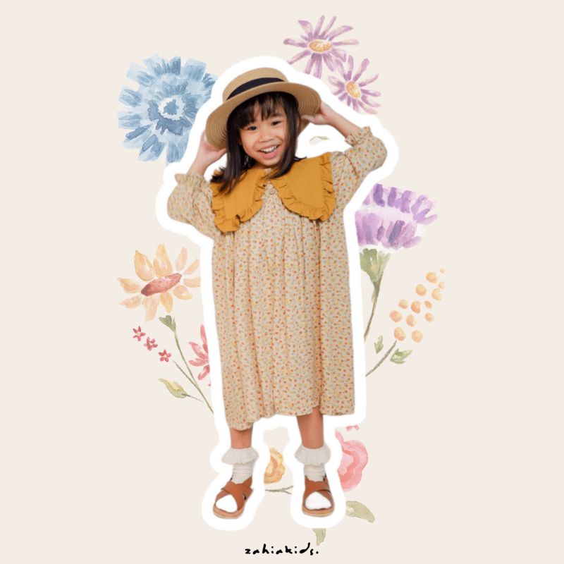 [ZAHIAKIDS] - HASYA DRESS ANAK