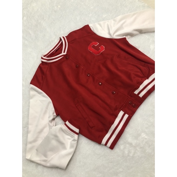 cool teen coolteen jaket merah putih jaket wanita jaket jacket pria preloved second bekas atasan mur