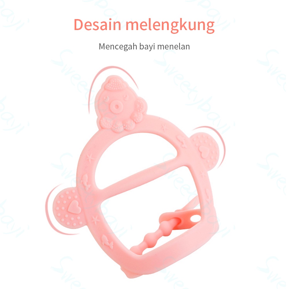 Sweetybayi Gelang gigitan bayi / teether bayi / mainan gigitan bayi