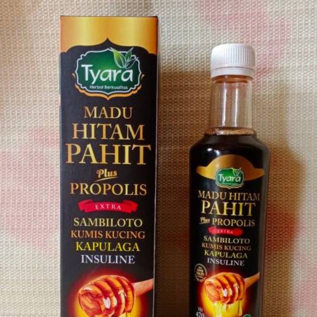 

Madu Hitam Pahit plus propolis