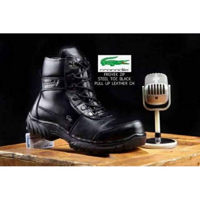 SEPATU BOOTS SAFETY CROCODILE