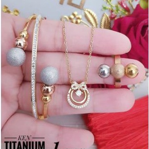 Titanium perhiasan wanita cantik n12