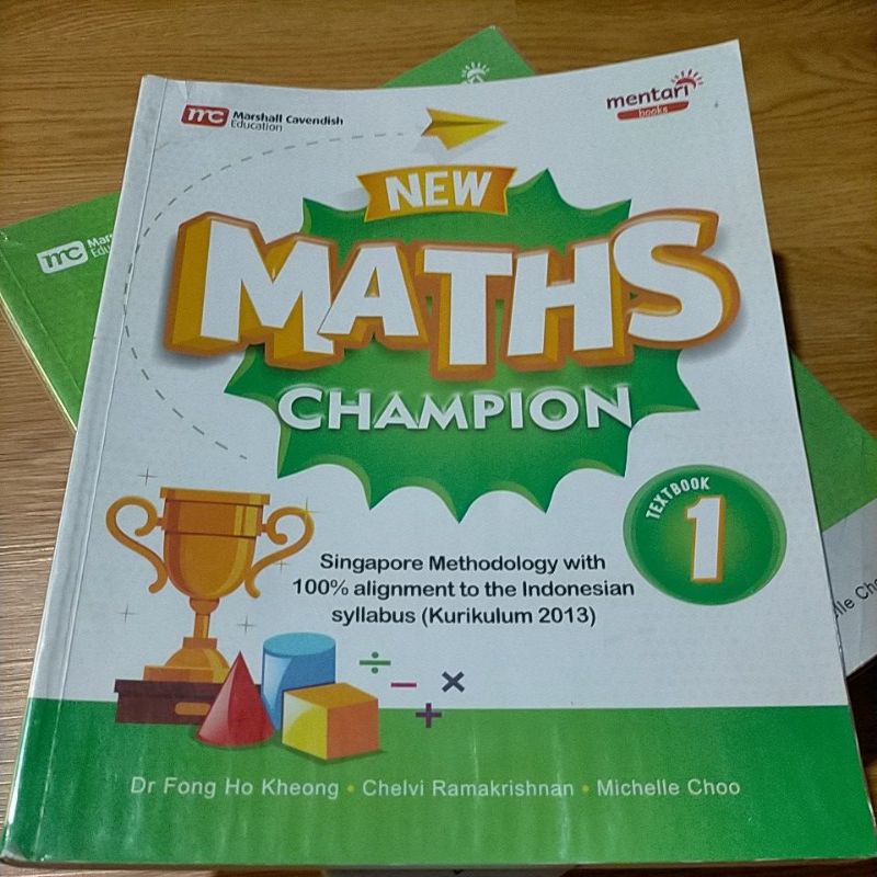 Buku Bekas Pakai - Buku New Maths Champion 1 TB - New Maths Champion Textbook Primary 1