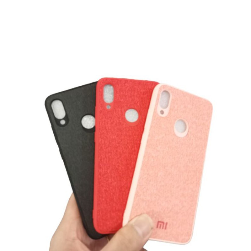 REDMINOTE 7 CASE ALCANTARA CASING SOFTCASE SILIKON