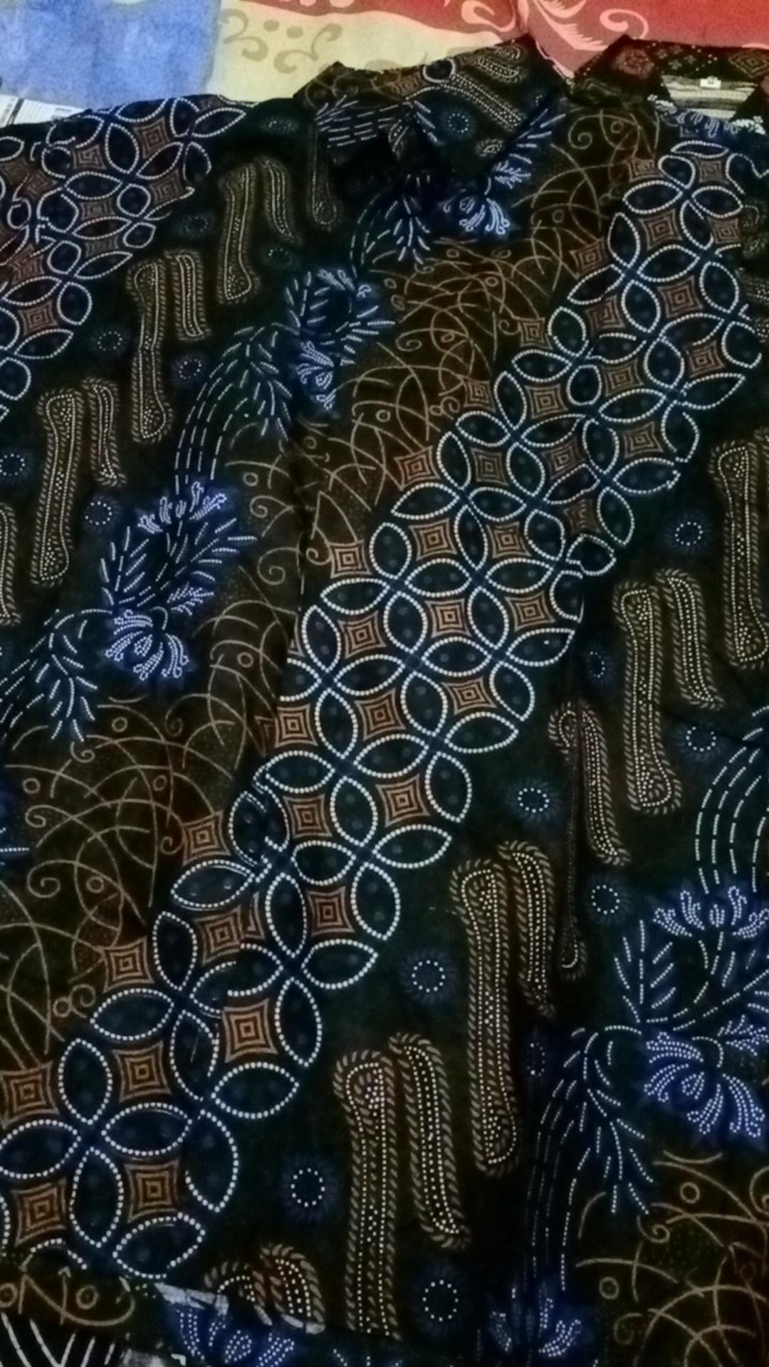 Promo Asli Risna Batik Jumbo Hrb093 Hem Batik Pria Pendek Premium M L Xl Xxxl 3l 4l 5l 6l Pria Batik