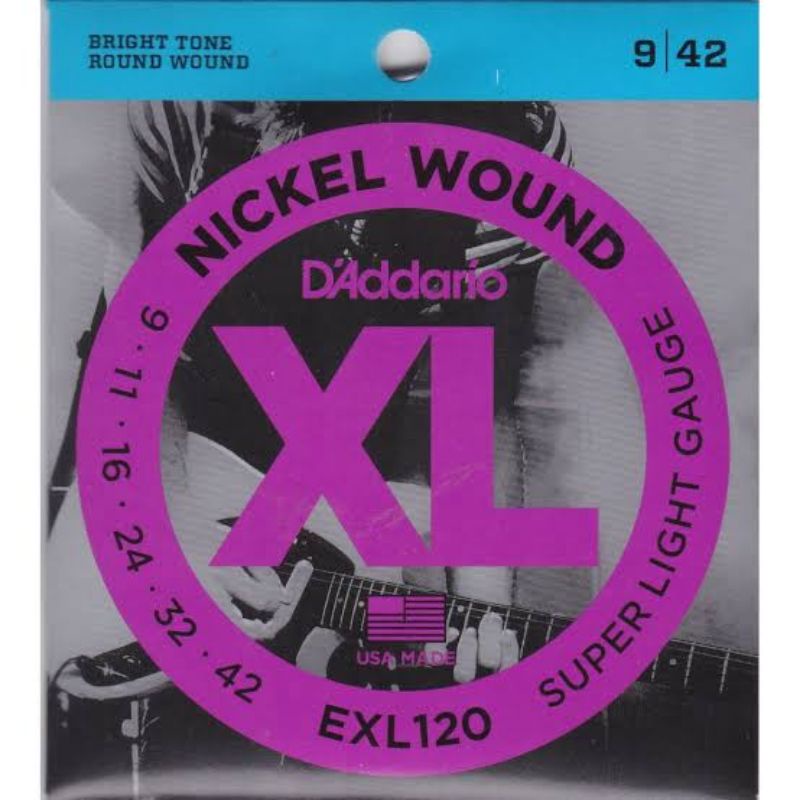 SENAR GITAR DADDARIO XL 09 / ELEKTRIK / ELECTRIC / DADARIO SATU SET / NICKLE WOUND