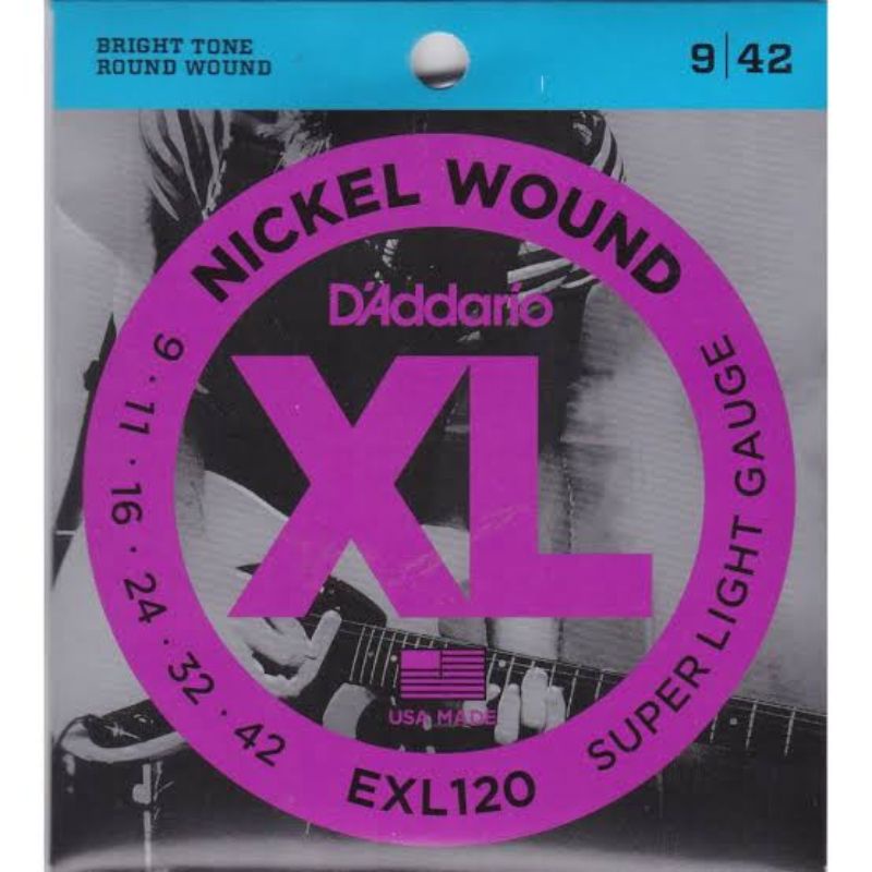 SENAR GITAR DADDARIO XL 09 / ELEKTRIK / ELECTRIC / DADARIO SATU SET / NICKLE WOUND