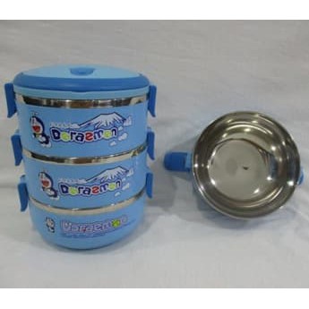 Rantang Susun Tempat Penyimpanan Makanan Stainless Karakter Lunch Box 3