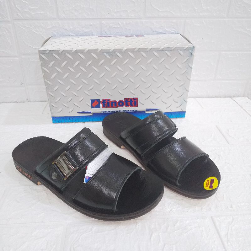 Sandal kulit finotti VR 03 size 38-42, sandal formal, sandal kulit