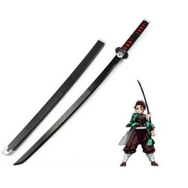 TANJIRO DEMON SLAYER KATANA KAYU TIDAK TAJAM