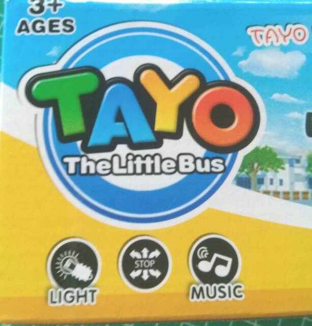 Tayo The Little Bus Lampu Musik Baterai (25x7x7cm)