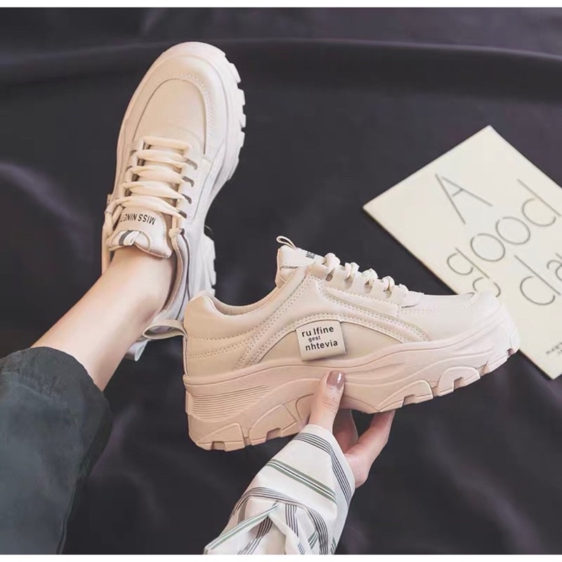 GROSIRTAS BR0083 Sepatu Sneakers Wanita Fashion Import Kekinian-3