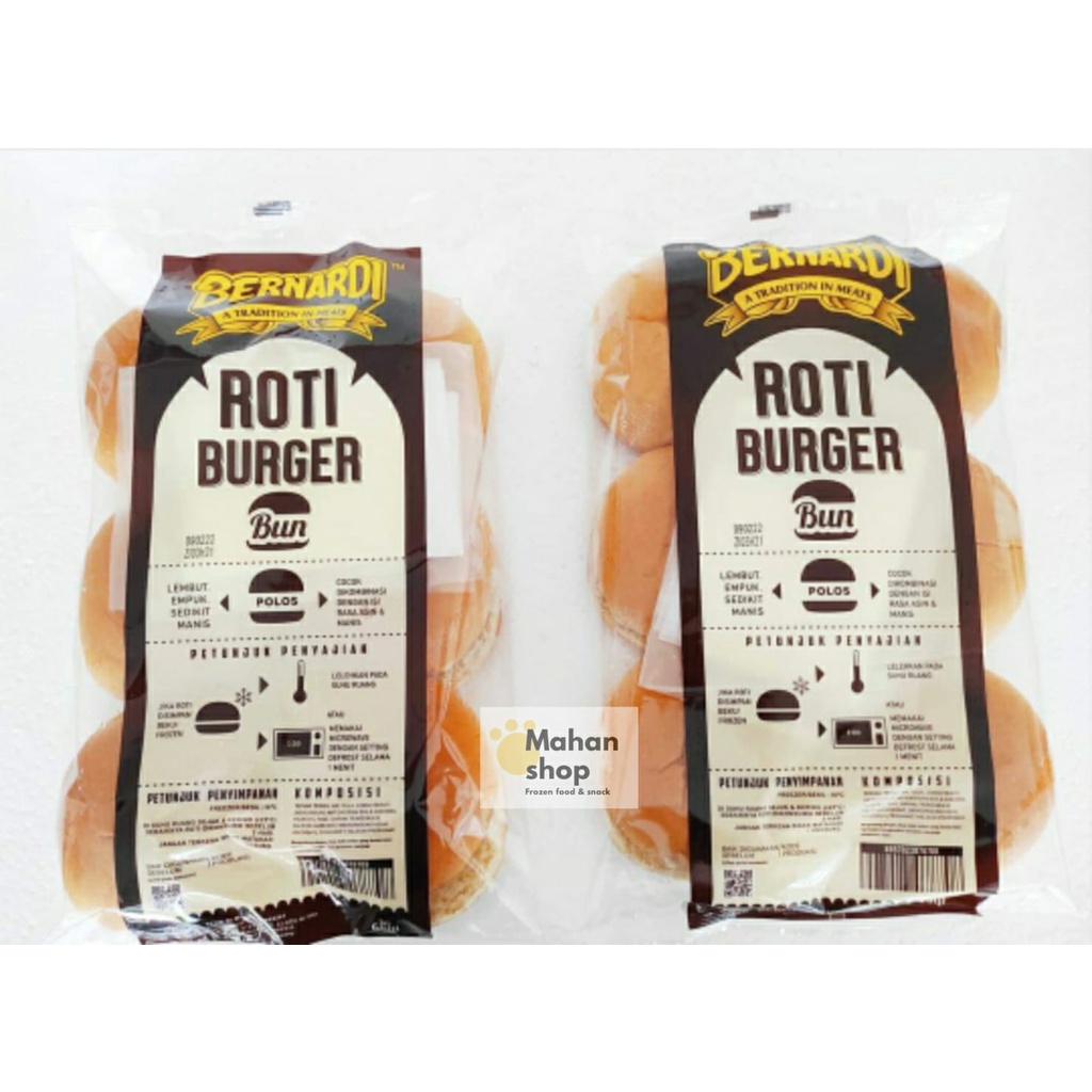 

BERNARDI ROTI BURGER POLOS ISI 6PC