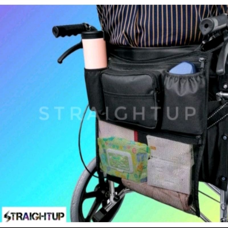 tas penyimpanan barang di korsi roda/tas kursi roda