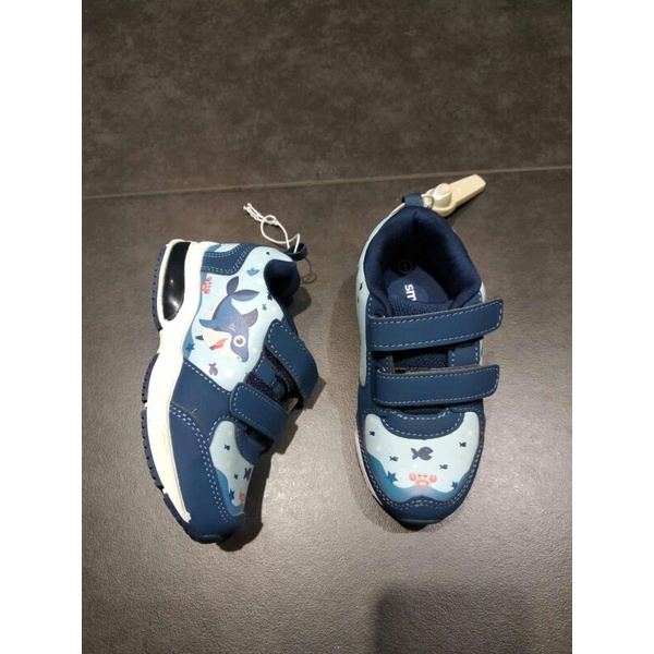 sneakers kids LED INT TOD NAVY SHARK blue by payless