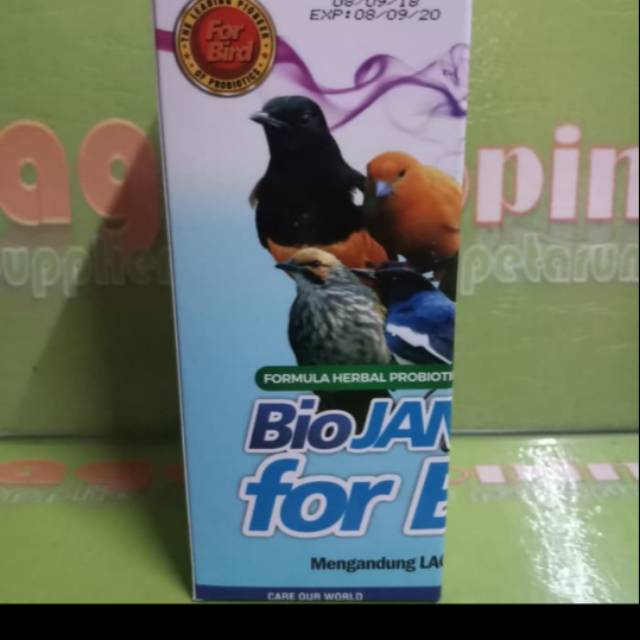 bio janna 6 for bird air minum burung 250ml alami herbal vitamin anti virus mandi burung biojanna6