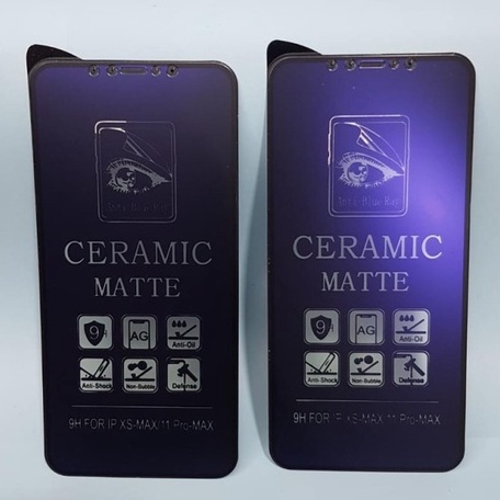 SCREEN PROTECTOR CERAMIC MATTE ANTI BLUE IPHONE 11 PRO MAX - FA