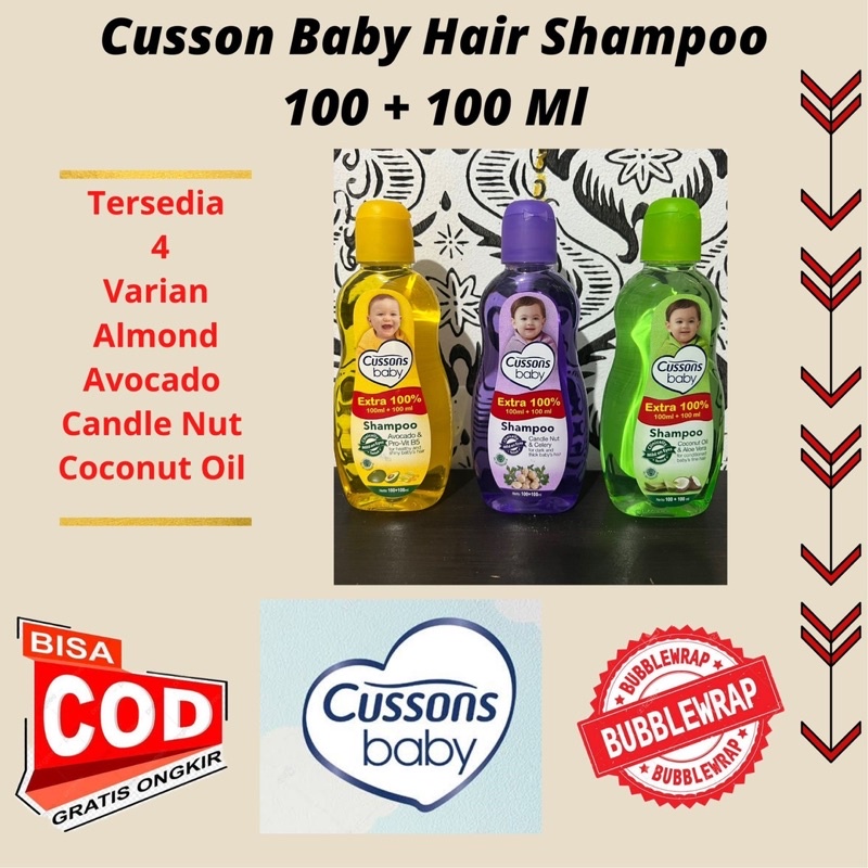 Cusson Baby Hair Shampoo 100 + 100 Ml