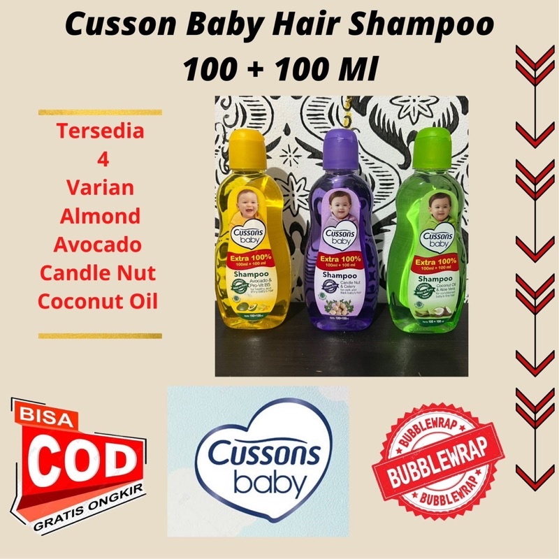 Cusson Baby Hair Shampoo 100 + 100 Ml