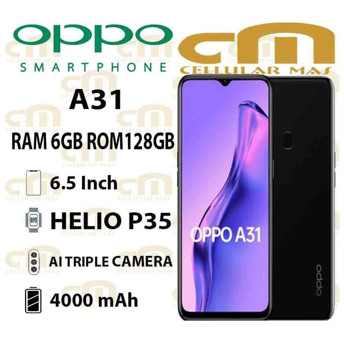 Oppo A31 2020 6/128 RAM 6GB ROM 128GB GARANSI RESMI OPPO