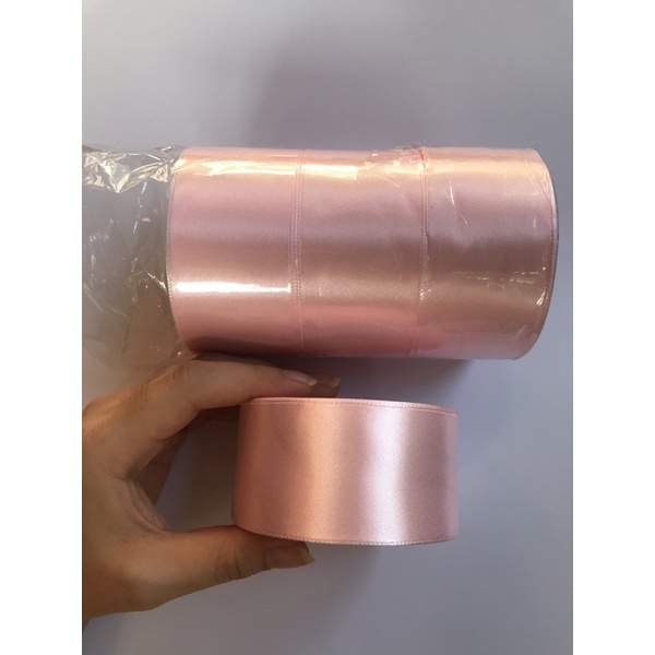 

Pita Satin 4 cm, per roll (Pink Pucat)