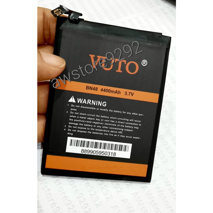 Battery Batre baterai Vuto REDMI NOTE 6 PRO BN48 BN 48 4400mAh