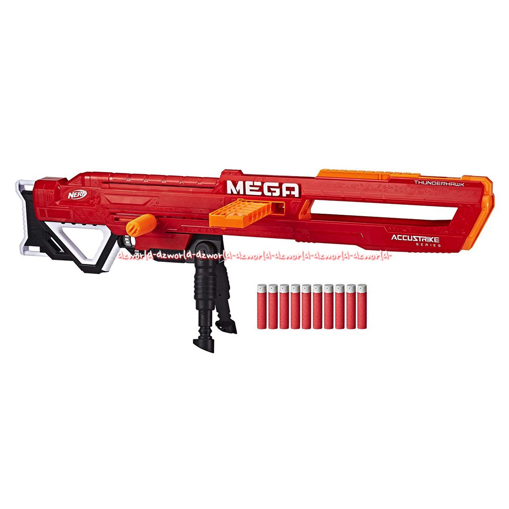 Nerf Mega Thunderhawk Pistol Mainan Besar Dengan Peluru Busa