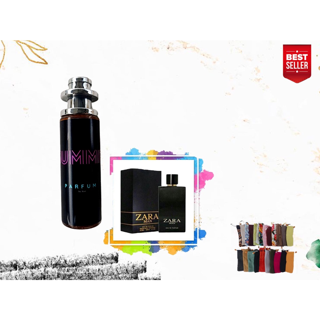 (BOTOL CATUR) PARFUM PREMIUM PRIA ZARA MEN SILVER BEST SELLER - PARFUM COWOK - 35ml - by SUMMIT PARF