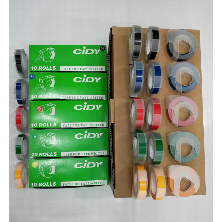 

s50d10x Pita Dymo Merk Cidy - Kuning D501Cnf