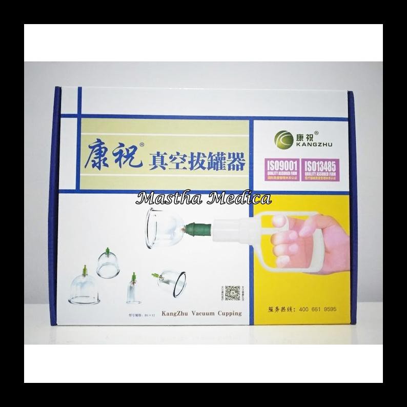 TERBARU KANGZHU CUPPING KIT - ALAT KOP/BEKAM 12 CUP PERLENGKAPAN MEDIS TERMURAH PALING LENGKAP AL5