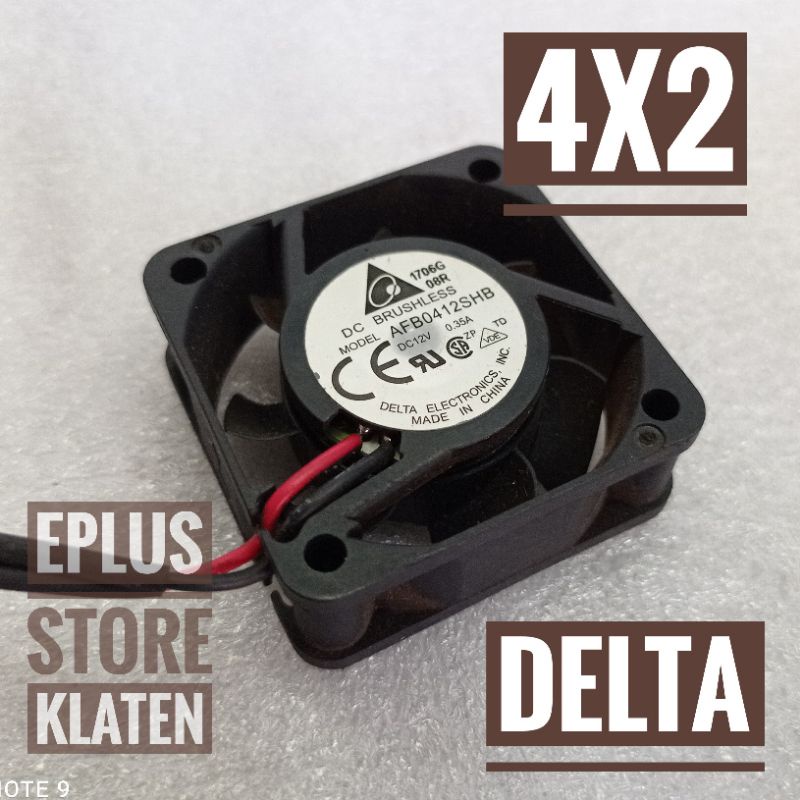 Kipas Fan DC 12V 4cm 4x2 Delta Brushless cooler fan switching KP128